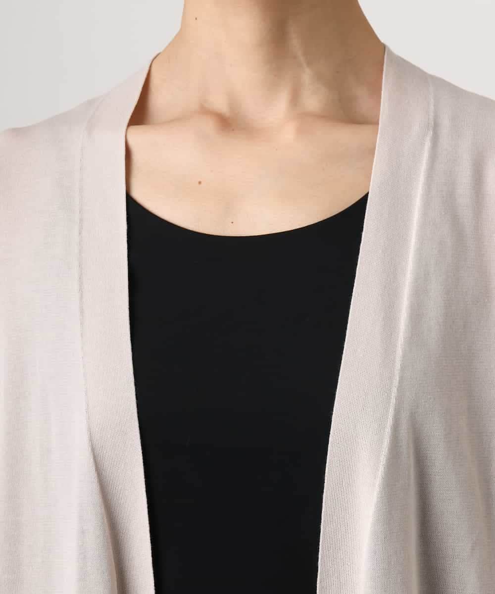 FMSGD10200 MICHEL KLEIN(ミッシェルクラン) ドルマンスリーブ トッパーカーディガン ベージュ