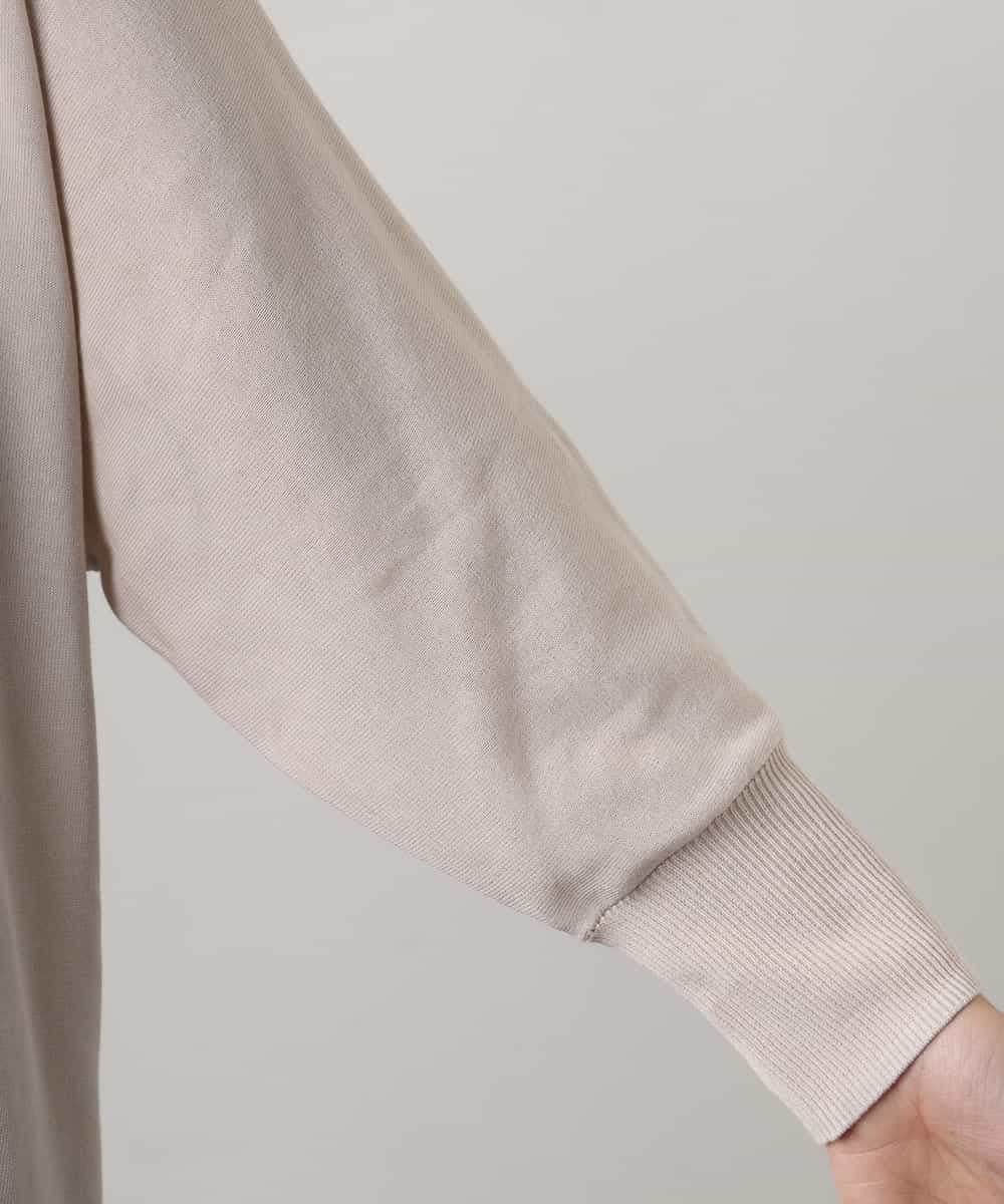 FMSGD10200 MICHEL KLEIN(ミッシェルクラン) ドルマンスリーブ トッパーカーディガン ベージュ