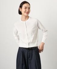 FMSGD24230 MICHEL KLEIN(ミッシェルクラン) [アンサンブル対応]シアーカーディガン アイボリー