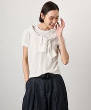 FMSGD24230 MICHEL KLEIN(ミッシェルクラン) [アンサンブル対応]シアーカーディガン アイボリー