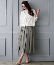 FMSGD24230 MICHEL KLEIN(ミッシェルクラン) [アンサンブル対応]シアーカーディガン アイボリー