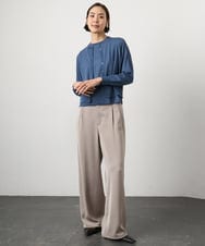 FMSGD24230 MICHEL KLEIN(ミッシェルクラン) [アンサンブル対応]シアーカーディガン アイボリー