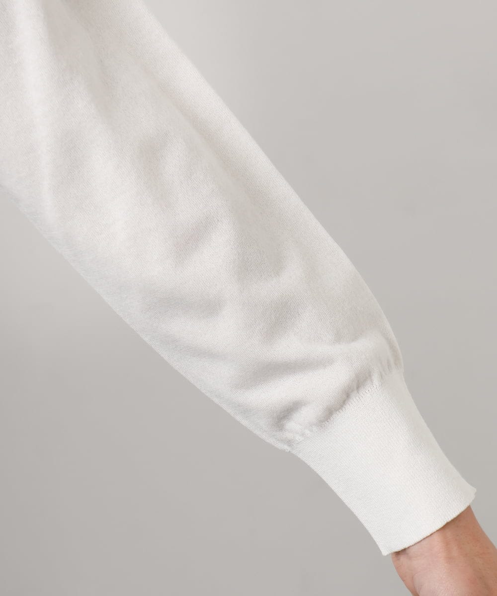 FMSGD24230 MICHEL KLEIN(ミッシェルクラン) [アンサンブル対応]シアーカーディガン アイボリー