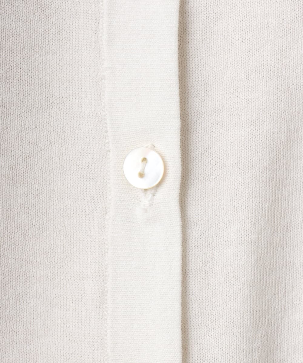 FMSGD24230 MICHEL KLEIN(ミッシェルクラン) [アンサンブル対応]シアーカーディガン アイボリー