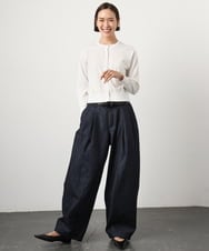 FMSGD24230 MICHEL KLEIN(ミッシェルクラン) [アンサンブル対応]シアーカーディガン アイボリー