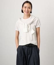 FMSGD24230 MICHEL KLEIN(ミッシェルクラン) [アンサンブル対応]シアーカーディガン アイボリー