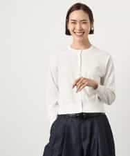 FMSGD24230 MICHEL KLEIN(ミッシェルクラン) [アンサンブル対応]シアーカーディガン アイボリー