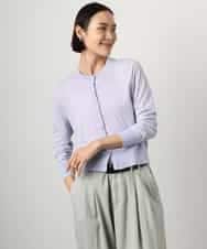 FMSGD24230 MICHEL KLEIN(ミッシェルクラン) [アンサンブル対応]シアーカーディガン アイボリー