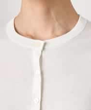 FMSGD24230 MICHEL KLEIN(ミッシェルクラン) [アンサンブル対応]シアーカーディガン アイボリー