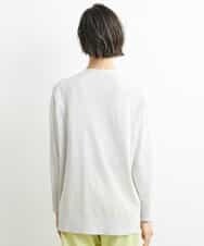 FMSGS26230 MICHEL KLEIN(ミッシェルクラン) Vネックメタルボタンロングカーディガン（アンサンブル対応） ネイビー(57)