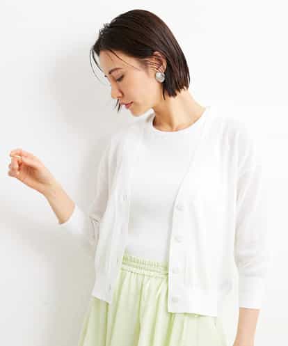 FMSGS30210  フィッシュネットVネックカーディガン（アンサンブル対応）
