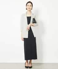 FMSGV28250 MICHEL KLEIN(ミッシェルクラン) ジャケットライクカーディガン ライムグリーン(25)