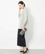 FMSGV28250 MICHEL KLEIN(ミッシェルクラン) ジャケットライクカーディガン ライムグリーン(25)