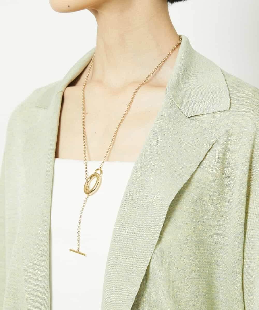 FMSGV28250 MICHEL KLEIN(ミッシェルクラン) ジャケットライクカーディガン ライムグリーン(25)