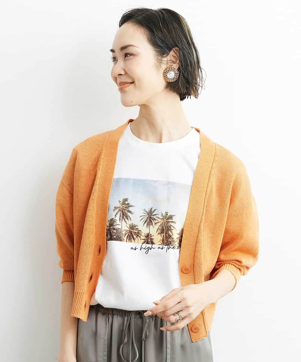FMSHS25230 MICHEL KLEIN(ミッシェルクラン) ホールガーメント（R）Vネックカーディガン（アンサンブル対応／WEB限定カラーあり） ネイビー(58)WEB限定カラー