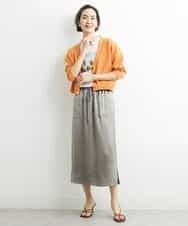 FMSHS25230 MICHEL KLEIN(ミッシェルクラン) ホールガーメント（R）Vネックカーディガン（アンサンブル対応／WEB限定カラーあり） ネイビー(58)WEB限定カラー