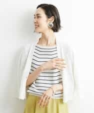 FMSHS25230 MICHEL KLEIN(ミッシェルクラン) ホールガーメント（R）Vネックカーディガン（アンサンブル対応／WEB限定カラーあり） ネイビー(58)WEB限定カラー