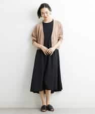 FMSHS25230 MICHEL KLEIN(ミッシェルクラン) ホールガーメント（R）Vネックカーディガン（アンサンブル対応／WEB限定カラーあり） ネイビー(58)WEB限定カラー