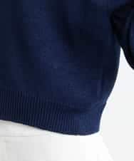 FMSHS25230 MICHEL KLEIN(ミッシェルクラン) ホールガーメント（R）Vネックカーディガン（アンサンブル対応／WEB限定カラーあり） ネイビー(58)WEB限定カラー
