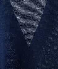 FMSHS25230 MICHEL KLEIN(ミッシェルクラン) ホールガーメント（R）Vネックカーディガン（アンサンブル対応／WEB限定カラーあり） ネイビー(58)WEB限定カラー