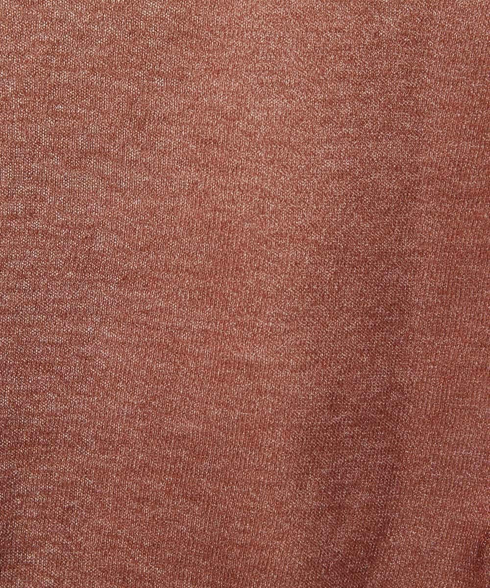 FMSJV31200 MICHEL KLEIN(ミッシェルクラン) 2WAYシアーニットカーディガン ネイビー