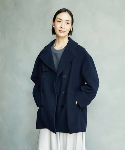 FMUAA52530 MICHEL KLEIN Super100ウールビーバーPコート