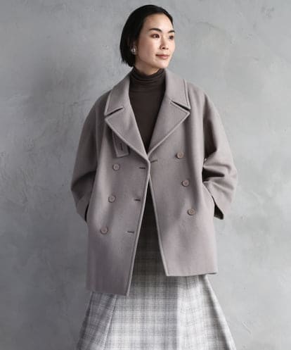 FMUAA52530 MICHEL KLEIN Super100ウールビーバーPコート