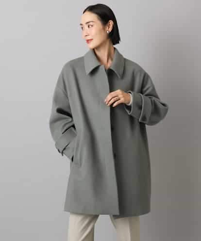 FMUAD01550 MICHEL KLEIN スーパー100’sウールステンカラーコート