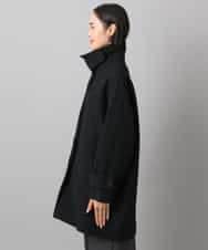 FMUAD01550 MICHEL KLEIN(ミッシェルクラン) スーパー100’sウールステンカラーコート ブラック