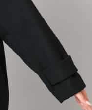 FMUAD01550 MICHEL KLEIN(ミッシェルクラン) スーパー100’sウールステンカラーコート ブラック