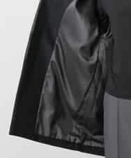 FMUAD01550 MICHEL KLEIN(ミッシェルクラン) スーパー100’sウールステンカラーコート ブラック