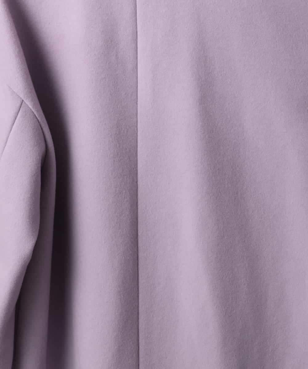 FMUAD01550 MICHEL KLEIN(ミッシェルクラン) スーパー100’sウールステンカラーコート ブラック