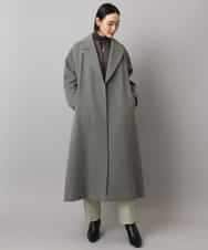 FMUAD02540 MICHEL KLEIN(ミッシェルクラン) ロングチェスターコート ブラック