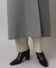 FMUAD02540 MICHEL KLEIN(ミッシェルクラン) ロングチェスターコート ブラック