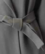 FMUAD02540 MICHEL KLEIN(ミッシェルクラン) ロングチェスターコート ブラック