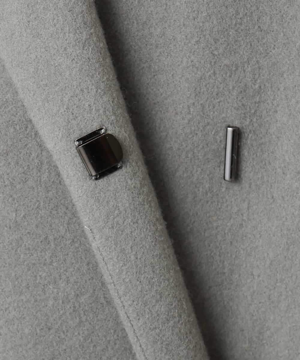 FMUAD02540 MICHEL KLEIN(ミッシェルクラン) ロングチェスターコート ブラック