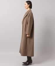 FMUBG55580 MICHEL KLEIN(ミッシェルクラン) ロングチェスターコート ブラウン