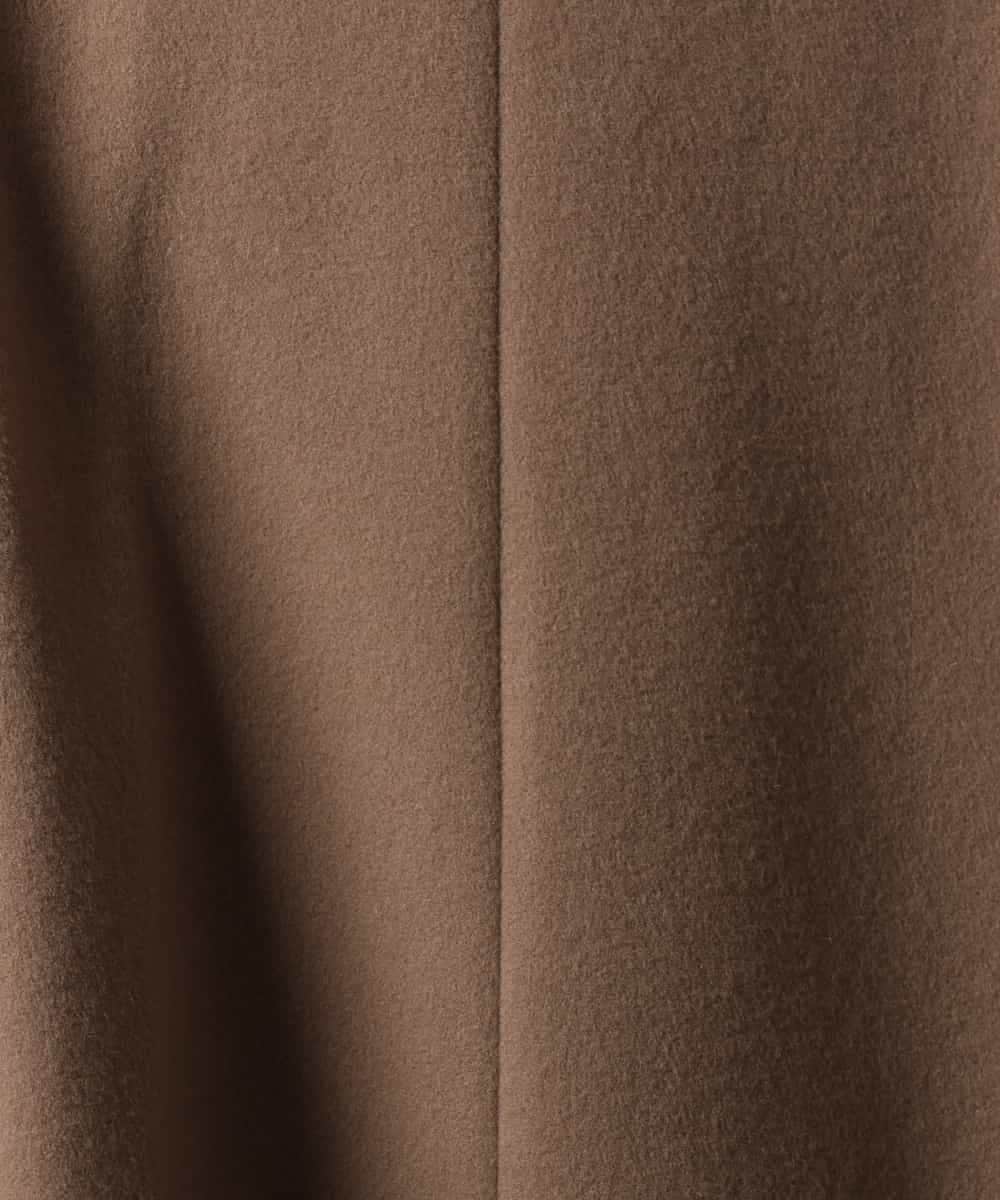 FMUBG55580 MICHEL KLEIN(ミッシェルクラン) ロングチェスターコート ブラウン