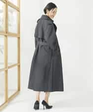 FMVAA01460 MICHEL KLEIN(ミッシェルクラン) ロングトレンチコート ライトベージュ(91)