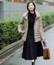 FMVAA40570 MICHEL KLEIN(ミッシェルクラン) [定番人気]2WAYストレッチダウンジャケット ブラック