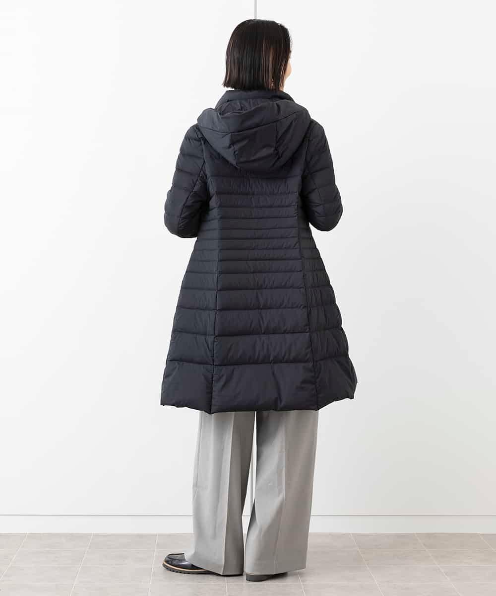 FMVAA41610 MICHEL KLEIN(ミッシェルクラン) [定番人気]2WAYストレッチダウンミドルコート ブラック