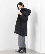 FMVAA41610 MICHEL KLEIN(ミッシェルクラン) [定番人気]2WAYストレッチダウンミドルコート ブラック