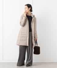 FMVAA41610 MICHEL KLEIN(ミッシェルクラン) [定番人気]2WAYストレッチダウンミドルコート ブラック