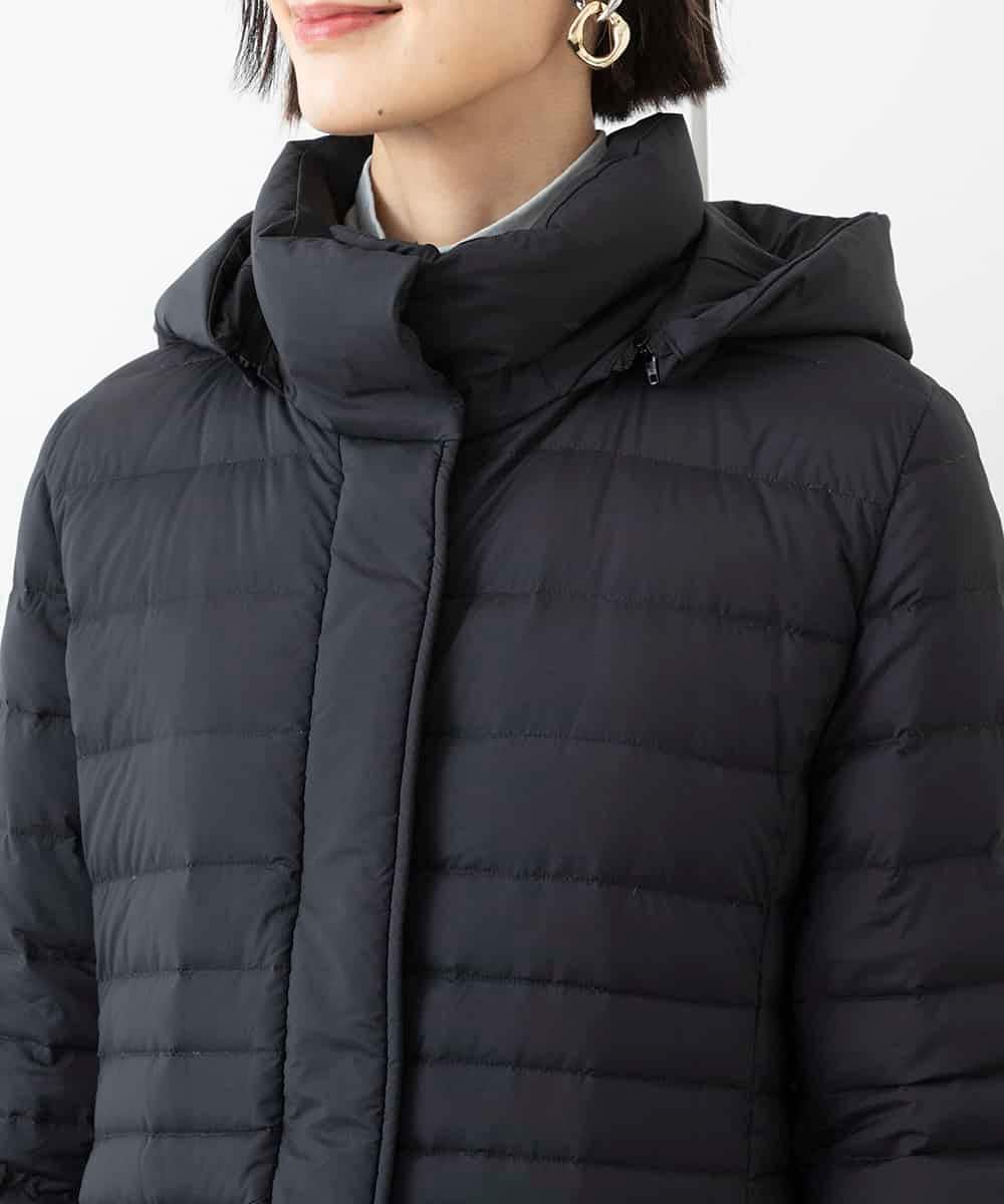 FMVAA41610 MICHEL KLEIN(ミッシェルクラン) [定番人気]2WAYストレッチダウンミドルコート ブラック