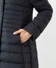 FMVAA41610 MICHEL KLEIN(ミッシェルクラン) [定番人気]2WAYストレッチダウンミドルコート ブラック