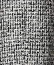 FMVAD51450 MICHEL KLEIN(ミッシェルクラン) ファンシーツイードCPOジャケット グレー