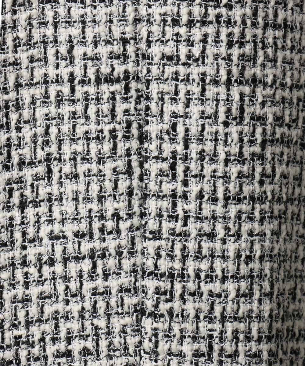 FMVAD51450 MICHEL KLEIN(ミッシェルクラン) ファンシーツイードCPOジャケット グレー