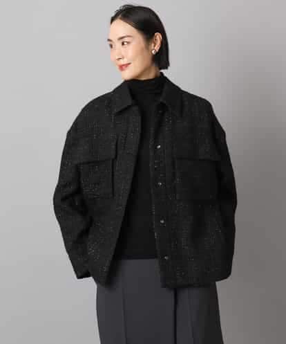 FMVAE51450 MICHEL KLEIN ファンシーツイードCPOジャケット