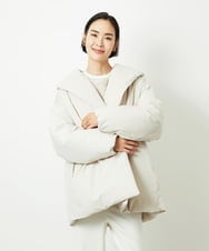 FMVBD06560 MICHEL KLEIN(ミッシェルクラン) ［撥水加工］ショールカラーダウンコート ブラック