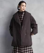 FMVBD06560 MICHEL KLEIN(ミッシェルクラン) ［撥水加工］ショールカラーダウンコート ブラック